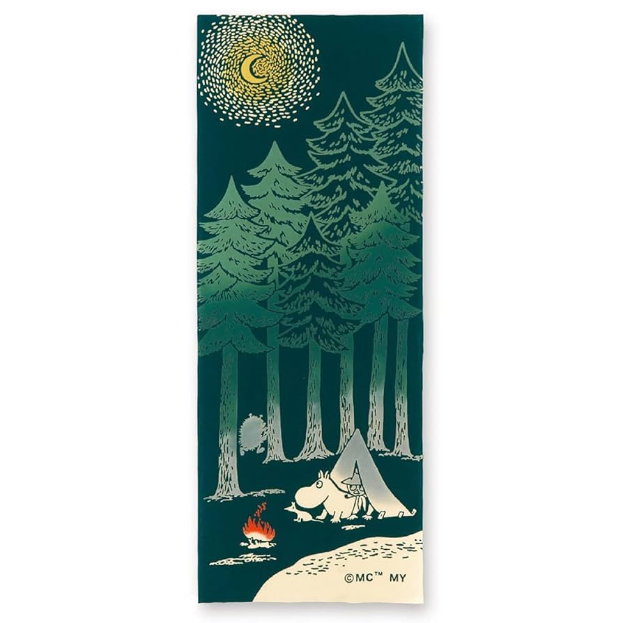 Amazon｜ミヤモトタオル(Miyamoto-towel) ムーミン 注染手ぬぐい